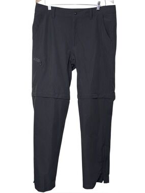 EMS Mens Convertible Hiking Pants Gray Nylon 35x32 Zip Off